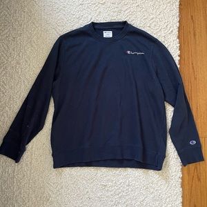 Blue Crewneck Lightweight Sweatshirt | Champion | XL
